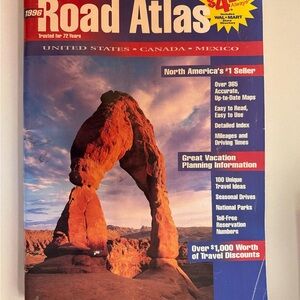 Vintage 1996 Road Atlas
